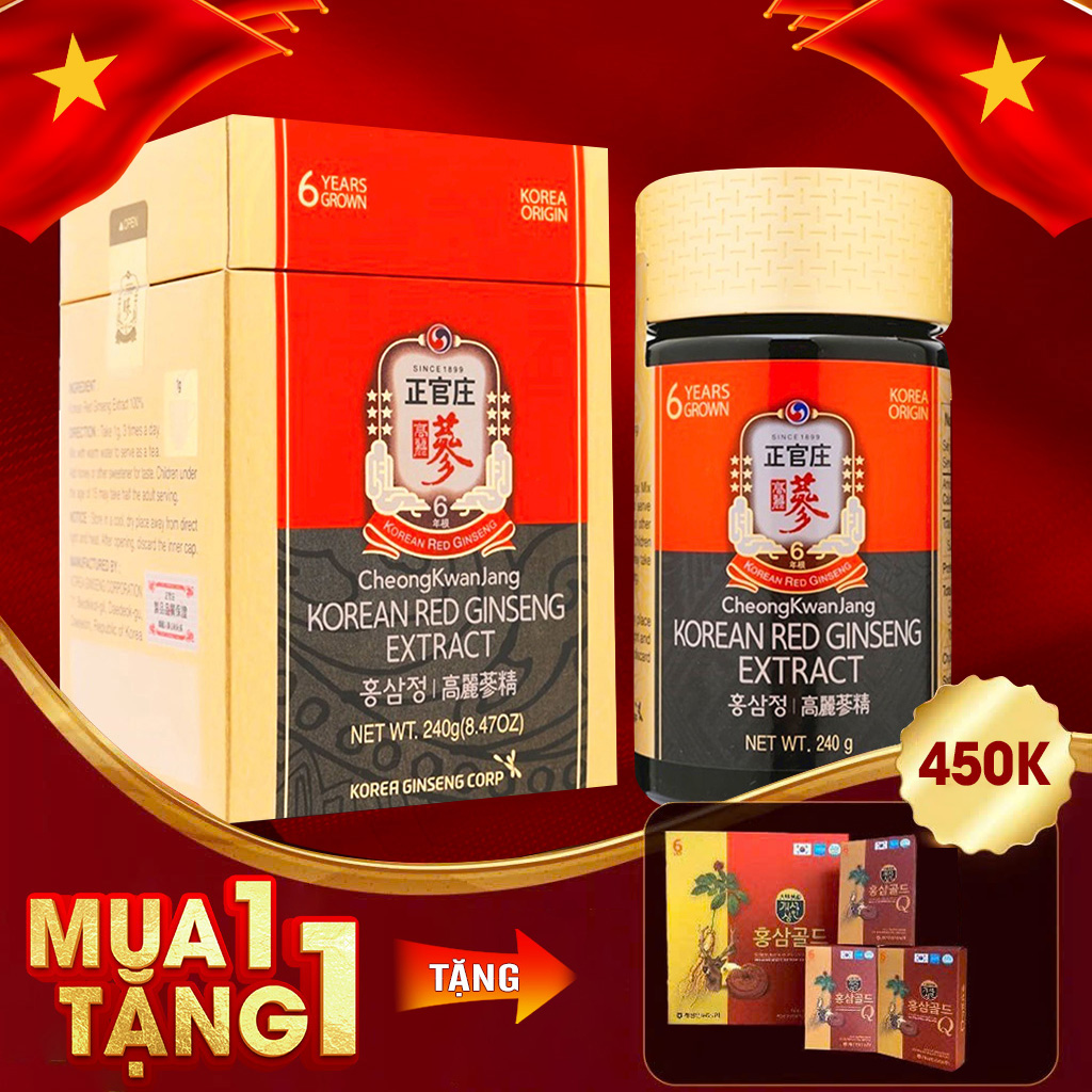 Cao Hồng Sâm Chính Phủ KGC Global Extract Lọ 240g