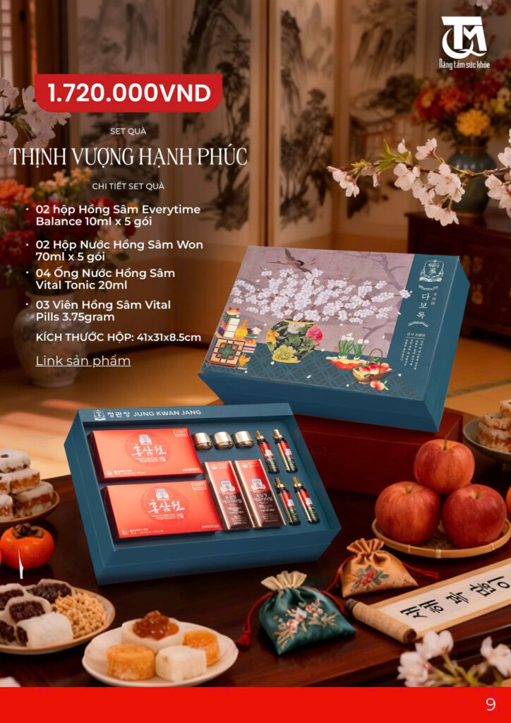 SET QUÀ TẶNG THỊNH VƯỢNG HẠNH PHÚC