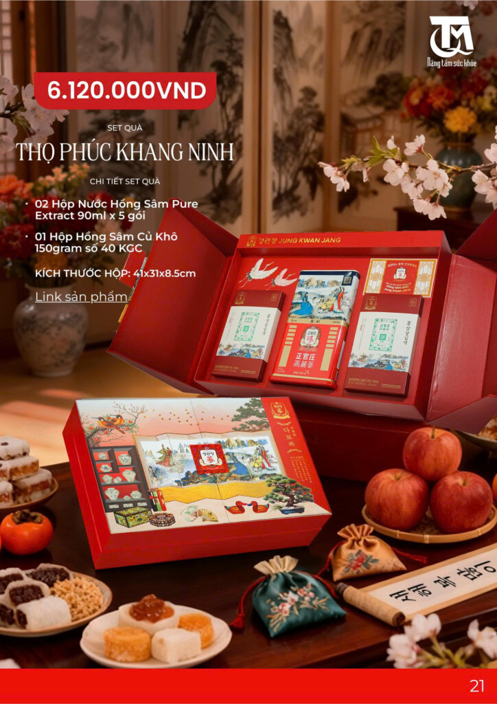 SET QUÀ TẶNG THỌ PHÚC KHANG NINH